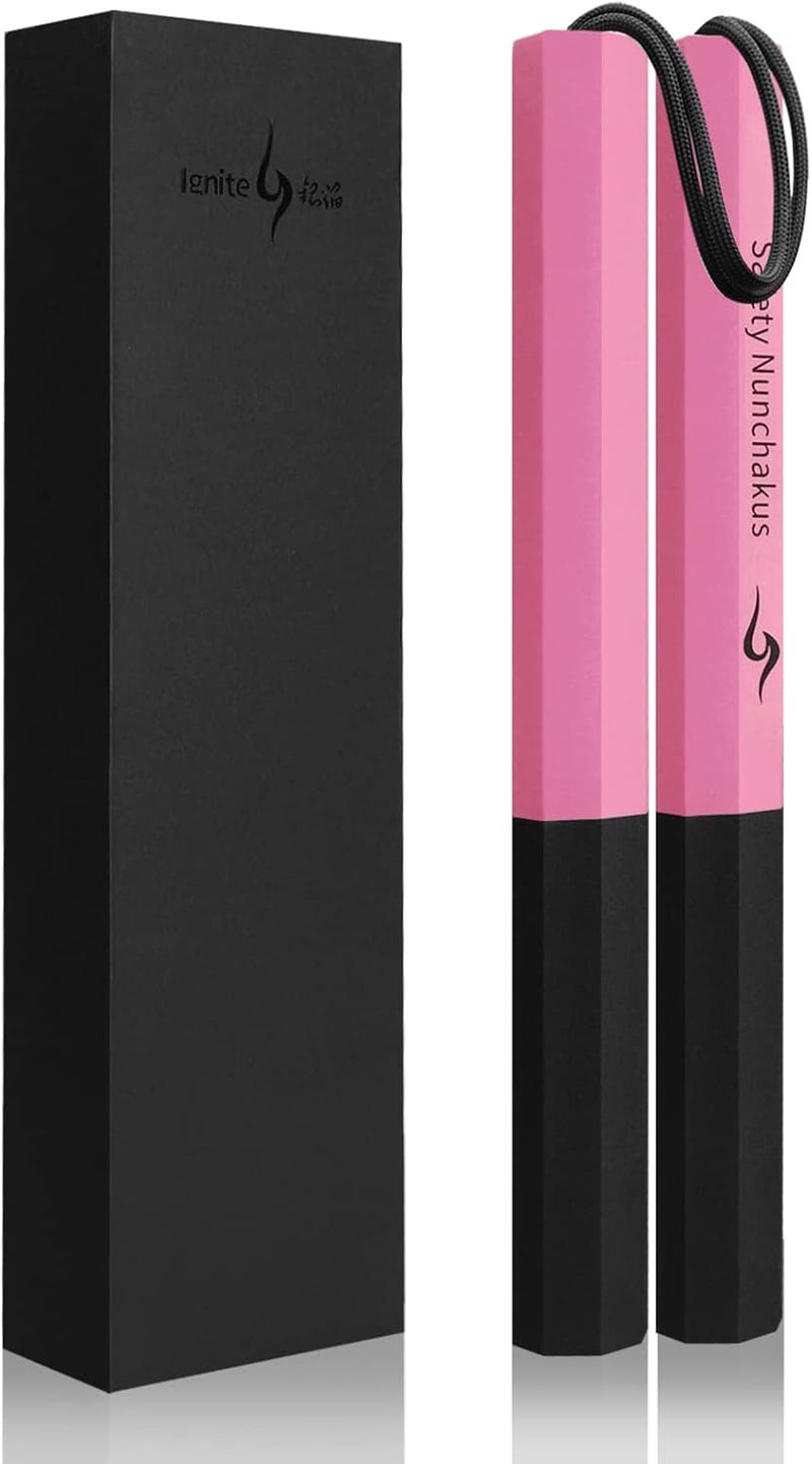 Marcolo Nunchucks Upgraded Safe Foam Practice Nunchucks for Kids and Adults, Safe and Durable Nunchucks for Beginners and Professionals - Image 1